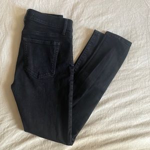 Loft Black high waisted skinny jeans